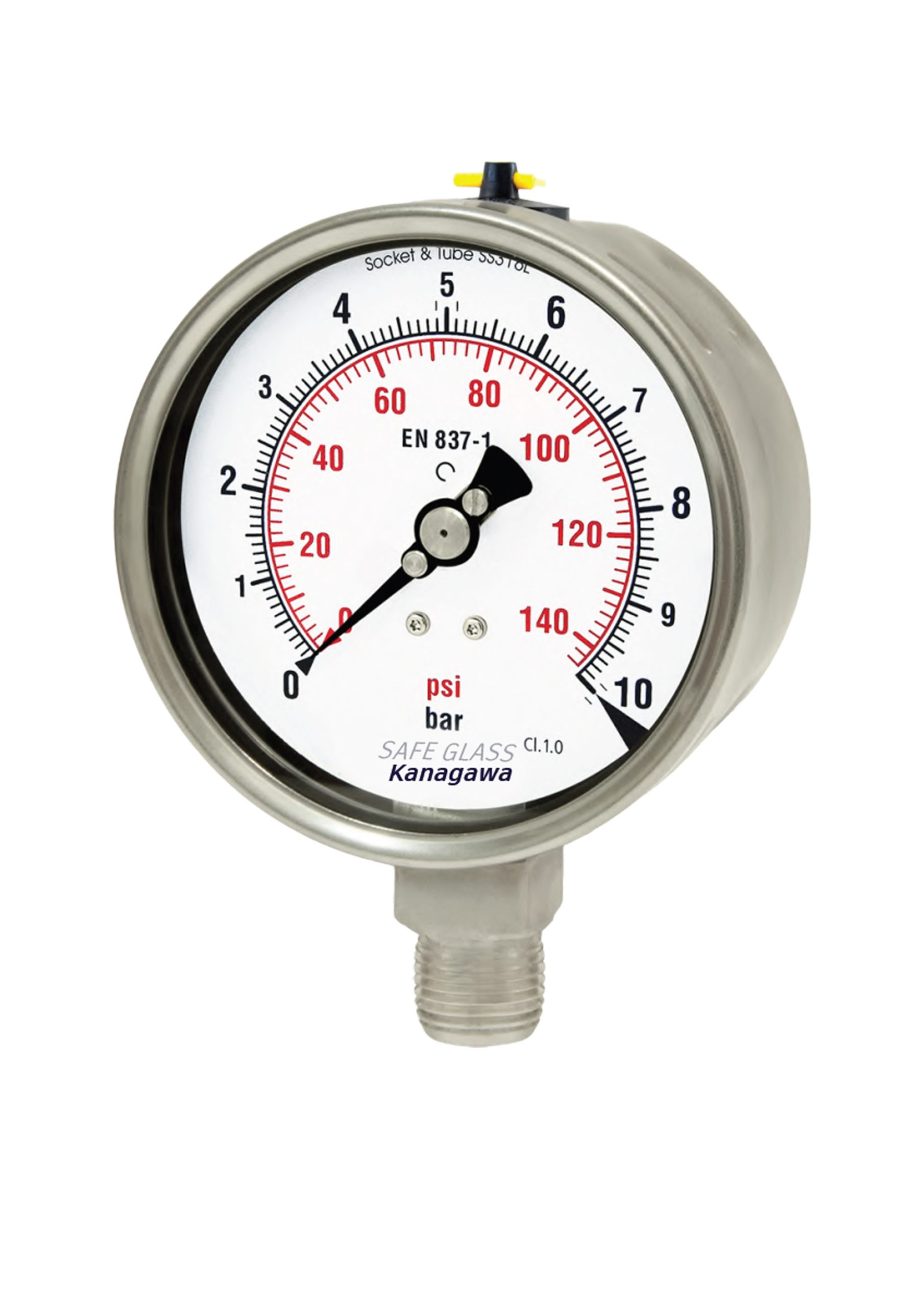 Solid Front Protection Gauge , Patlamaya Dayanıklı Manometre , KSFP
